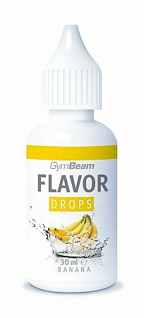 Gymbeam flavor drops 30 ml banan 30 ml