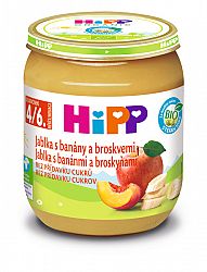 HiPP Ovoce Bio Jablka s banány a broskví 125 g