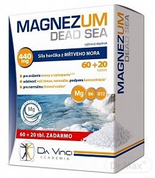 Magnezum Dead Sea - DA VINCI 60+20 tbl. zadarmo