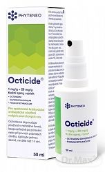 Octicide 1mg/g + 20mg/g dermálny roztokový sprej aer.deo.1 x 50 ml