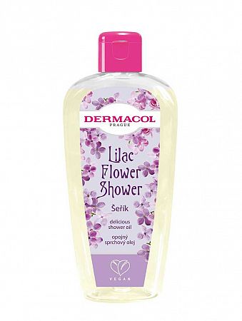 Dermacol opojný sprchový olej Šeřík Flower Shower (Delicious Shower Oil) 200 ml