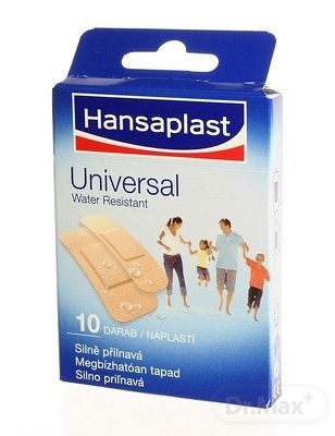 Hansaplast UNIVERSAL náplasť vodeodolná 10 ks