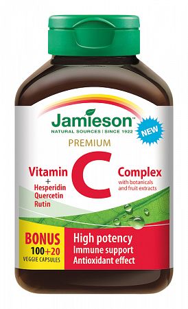 Jamieson vitamin C premium 600 mg s bioflavonoidmi 120 kapsúl