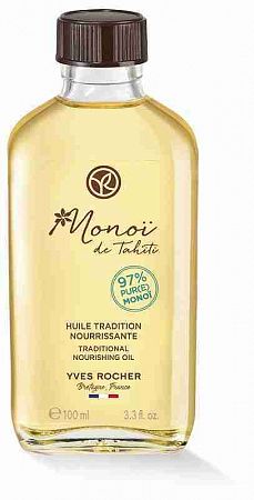 Yves Rocher Monoi de Tahiti vyživujúci olej na telo a vlasy 100 ml